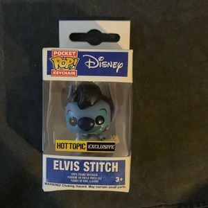 Pocket PoP Keychain Hot Topic Exclusive Disney Elvis Stitch